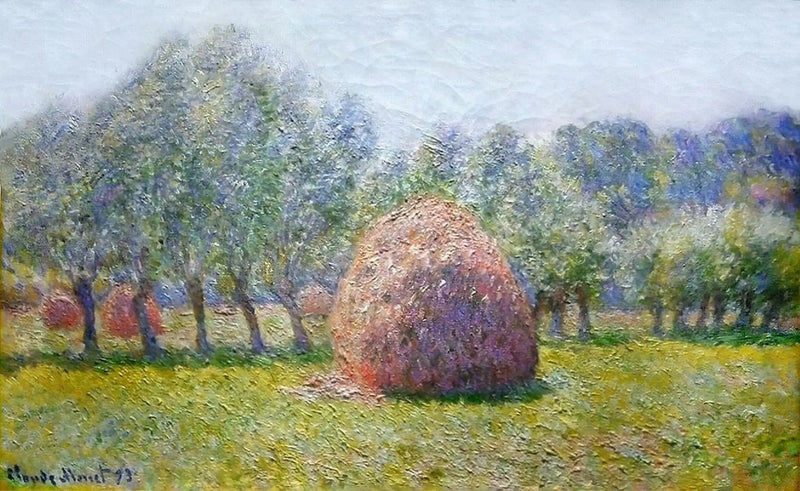 Die Heuschober - Claude Monet