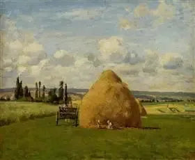 Die Mühle, Pontoise - Camille Pissarro