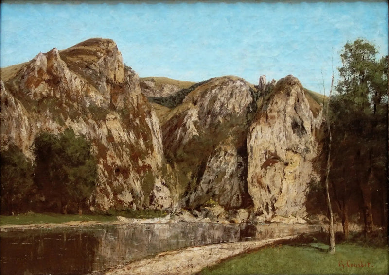 Die Maas bei Freyr - Gustave Courbet