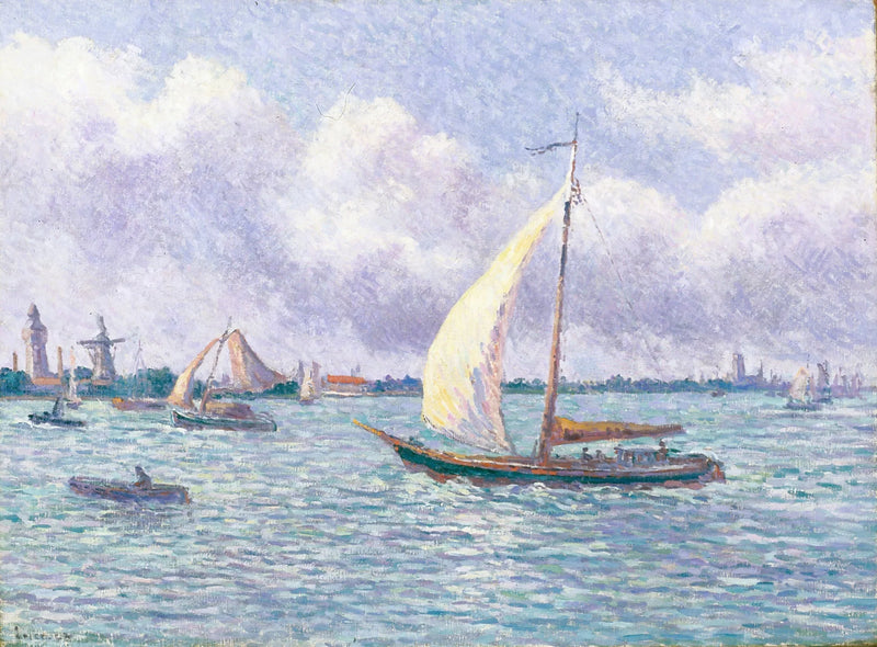 Die Maas bei Dordrecht - Maximilien Luce