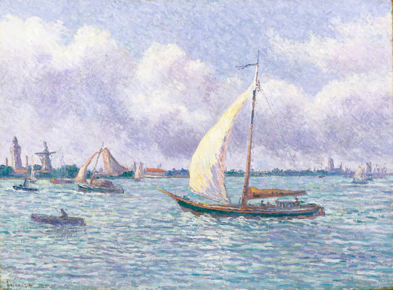 Die Maas bei Dordrecht - Maximilien Luce