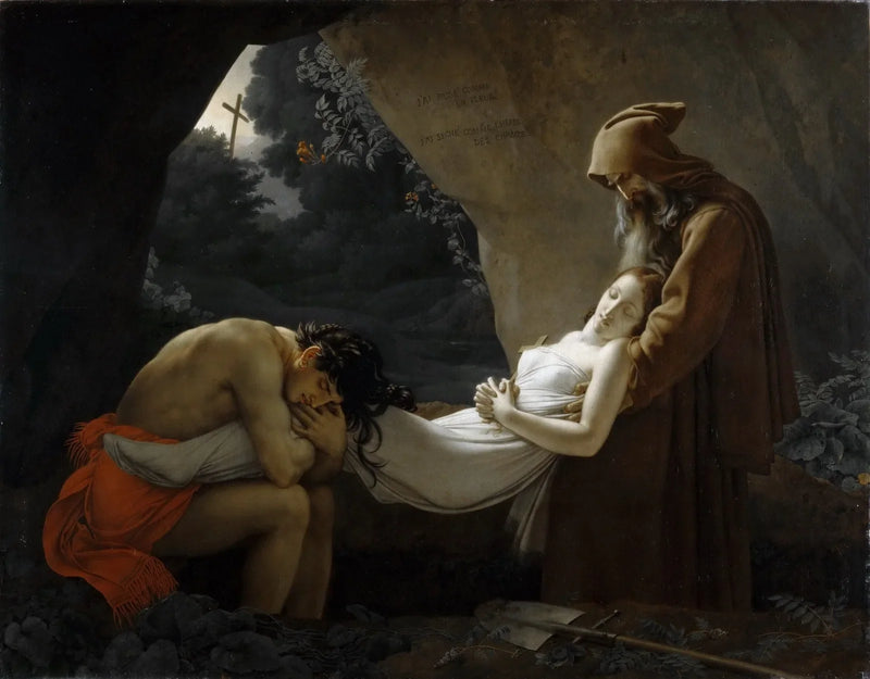 Die Beerdigung von Atala - Anne-Louis Girodet