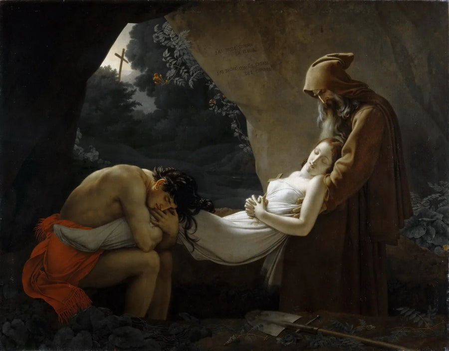 Die Beerdigung von Atala - Anne-Louis Girodet