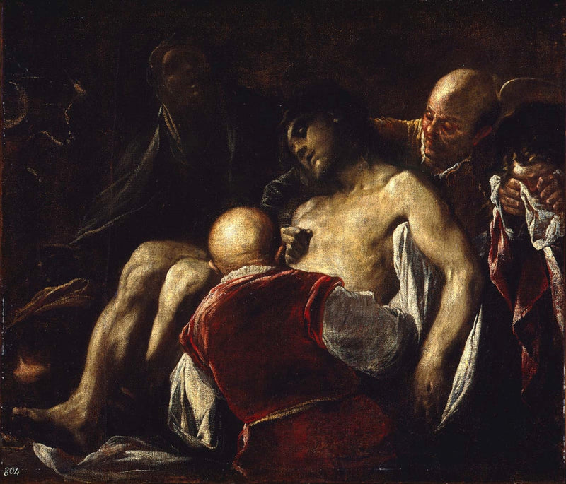 Die Grablegung Christi - Luca Giordano
