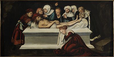 Die Grablegung Christi - Lucas Cranach der Ältere