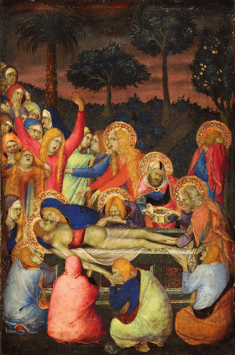Die Grablegung Christi - Simone Martini