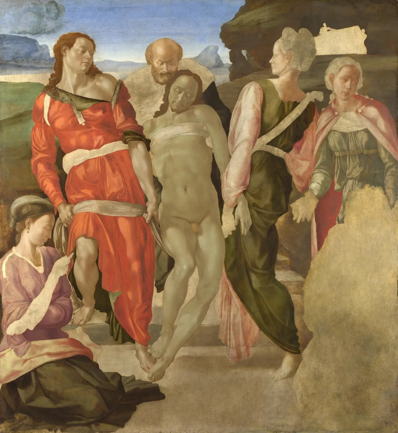 Die Grablegung - Michelangelo