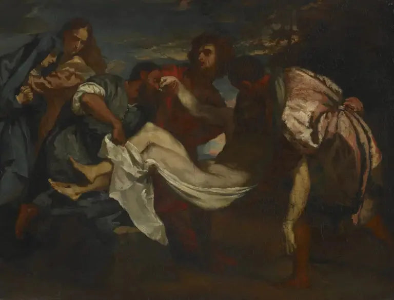 Die Grablegung - Théodore Géricault