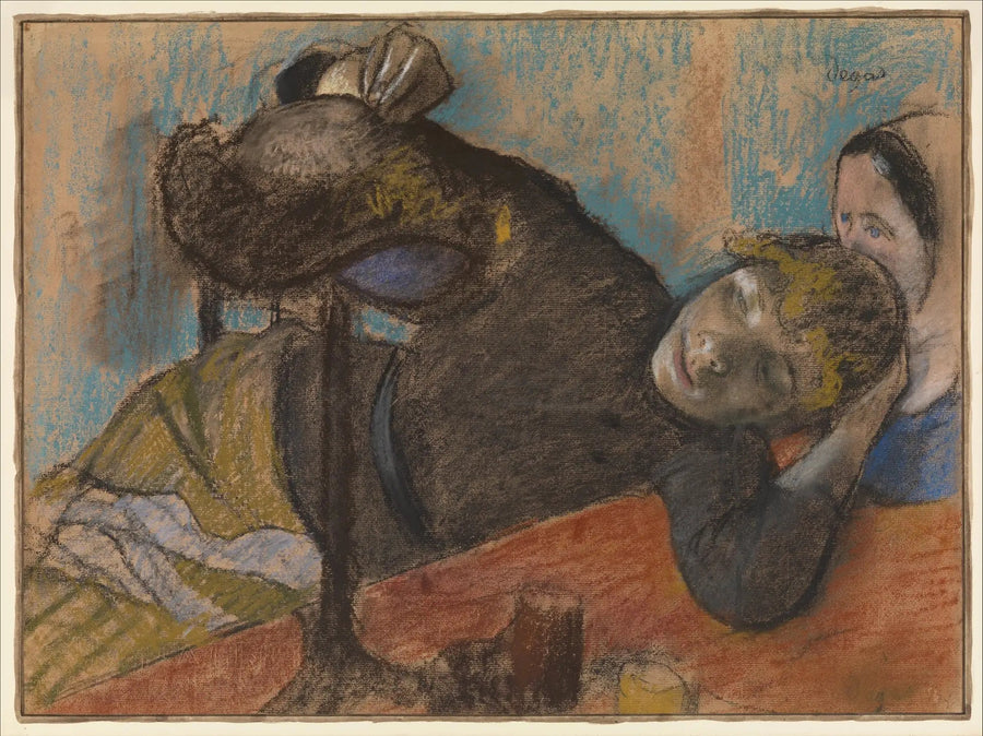 Die Modistin - Edgar Degas