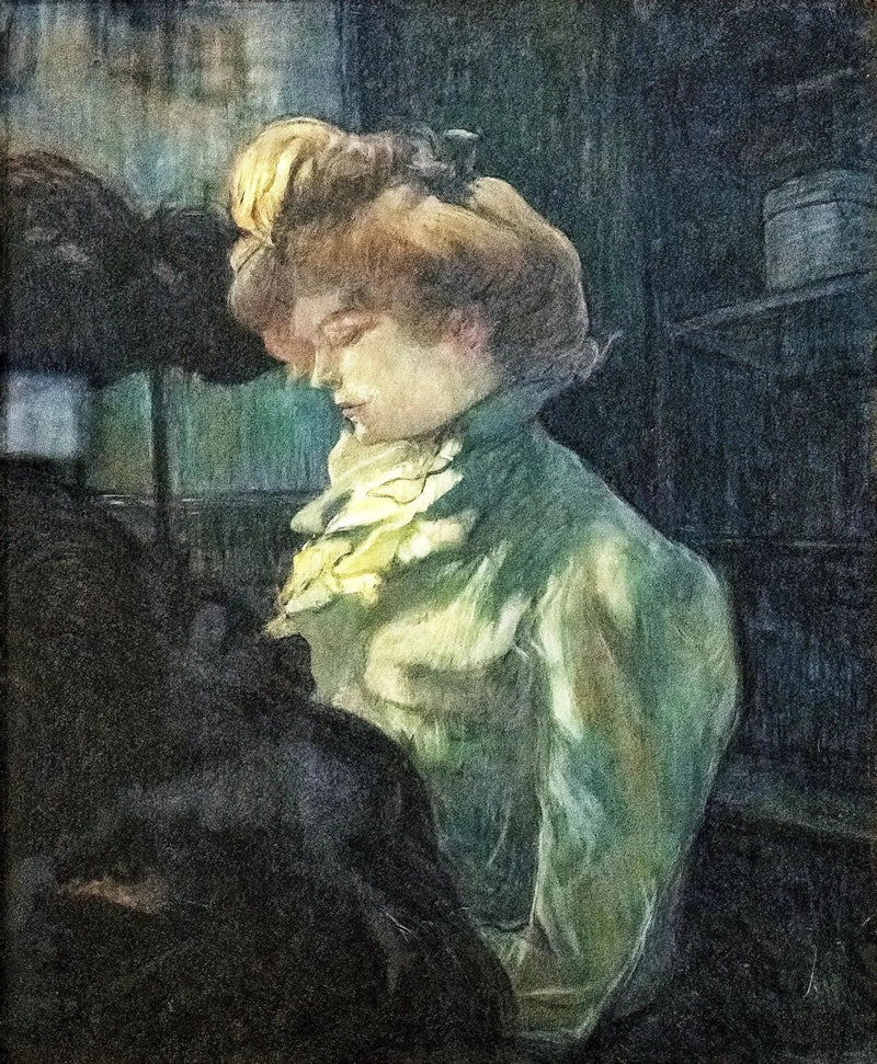 Die Modistin - Henri de Toulouse-Lautrec