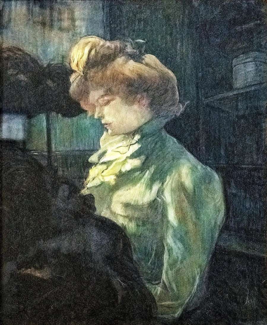Die Modistin - Henri de Toulouse-Lautrec