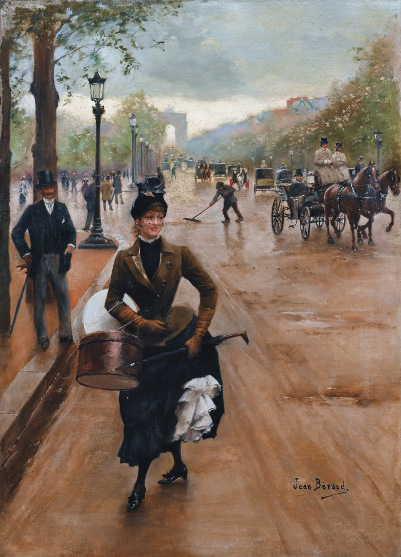 Die Modistin auf den Champs-Élysées - Jean Béraud