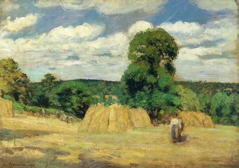 Die Ernte - Camille Pissarro