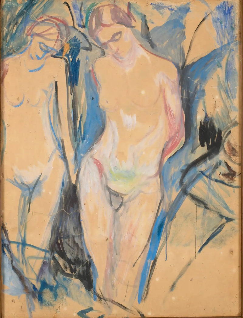 Der menschliche Berg: zwei Grazien - Edvard Munch