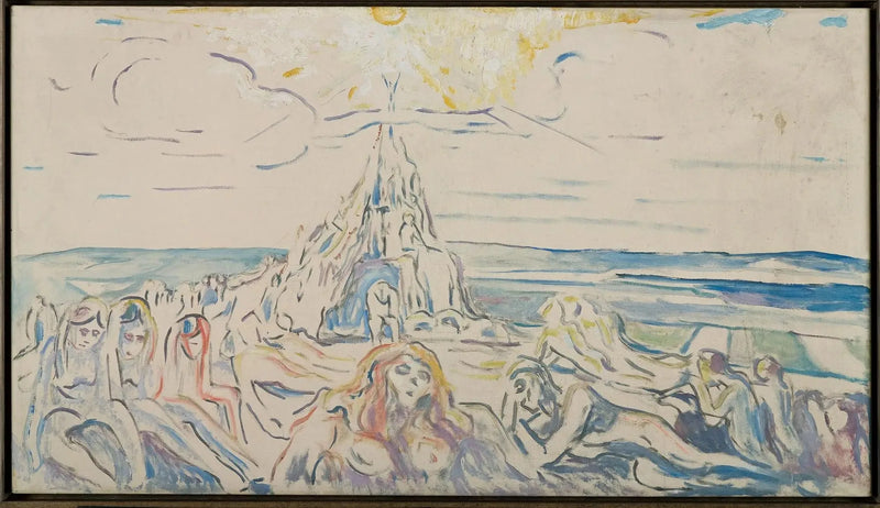 Der menschliche Berg - Edvard Munch
