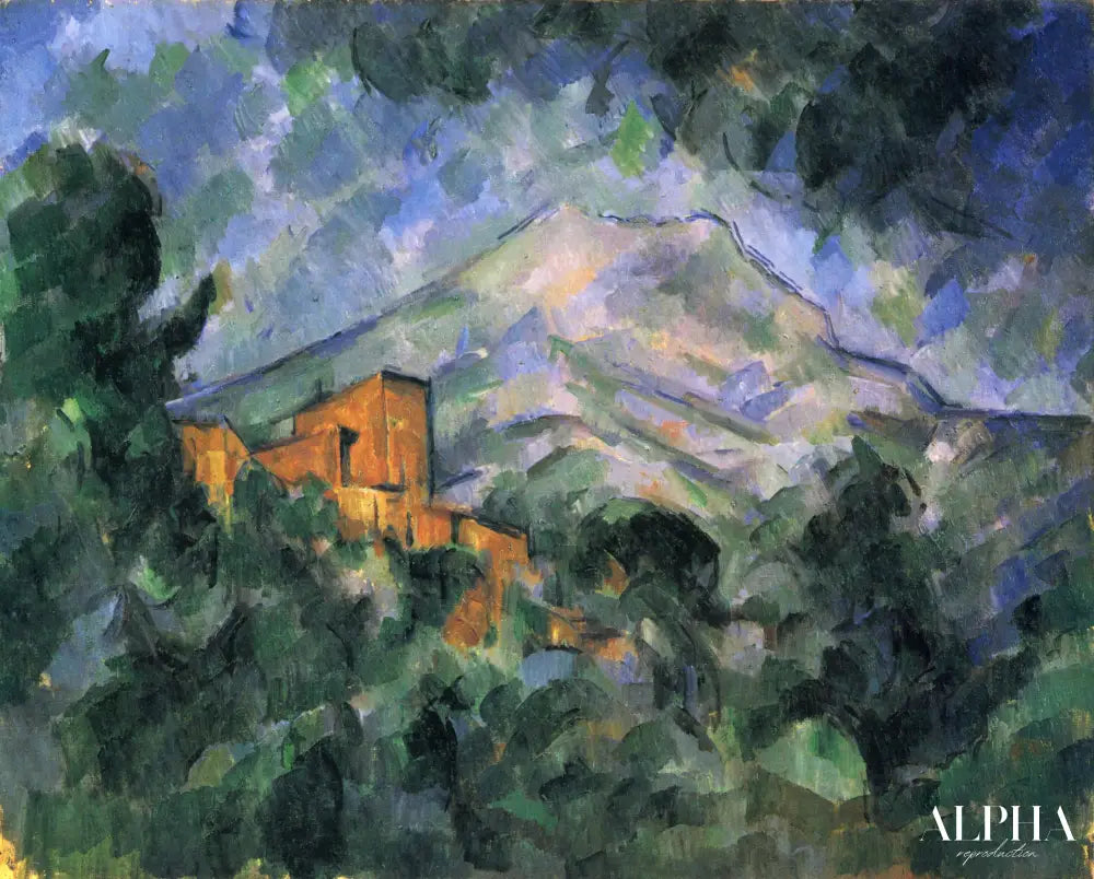 La Montagne Sainte-Victoire et Château Noir - Paul Cézanne - Reproductions de tableaux et peintures haut de gamme