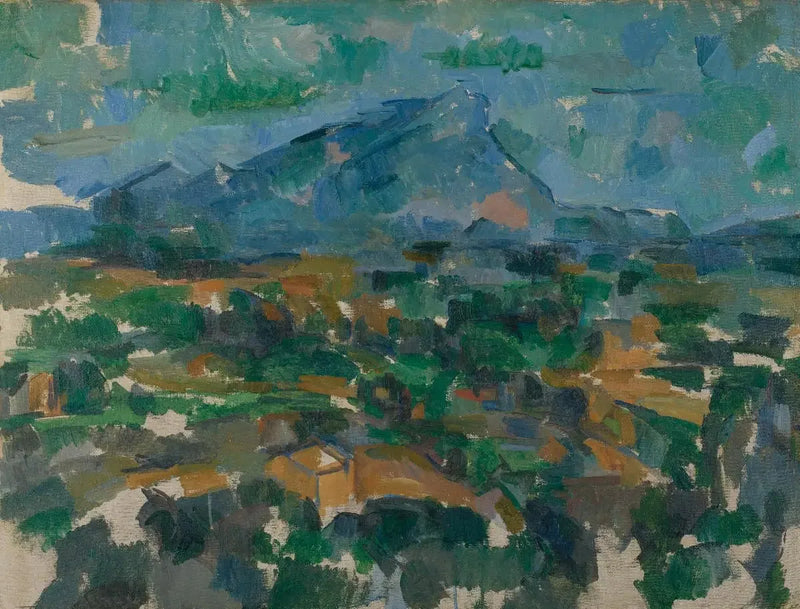 Der Berg Sainte-Victoire gesehen von den Lauves - Paul Cézanne