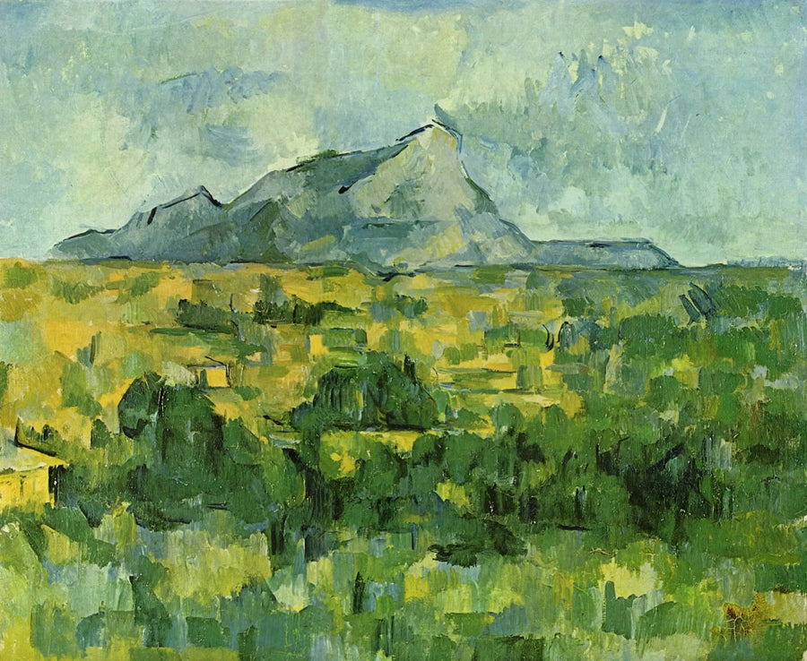 Der Berg Sainte-Victoire gesehen von den Lauves - Paul Cézanne