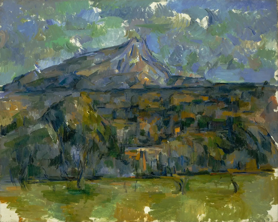 Der Berg Sainte-Victoire gesehen von den Lauves - Paul Cézanne