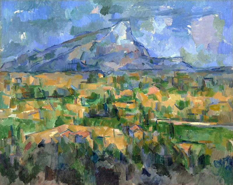 Der Berg Sainte-Victoire gesehen von den Lauves - Paul Cézanne