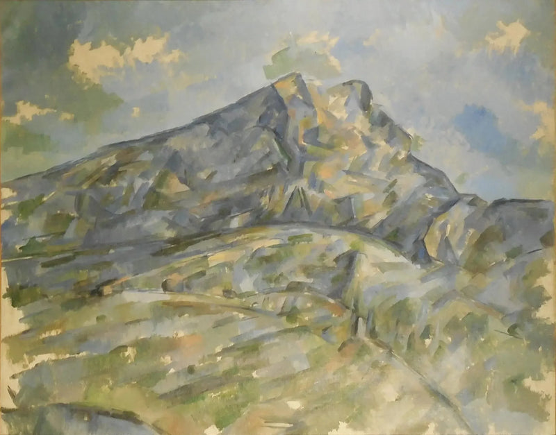 Der Berg Sainte-Victoire gesehen vom Hain des Château Noir - Paul Cézanne
