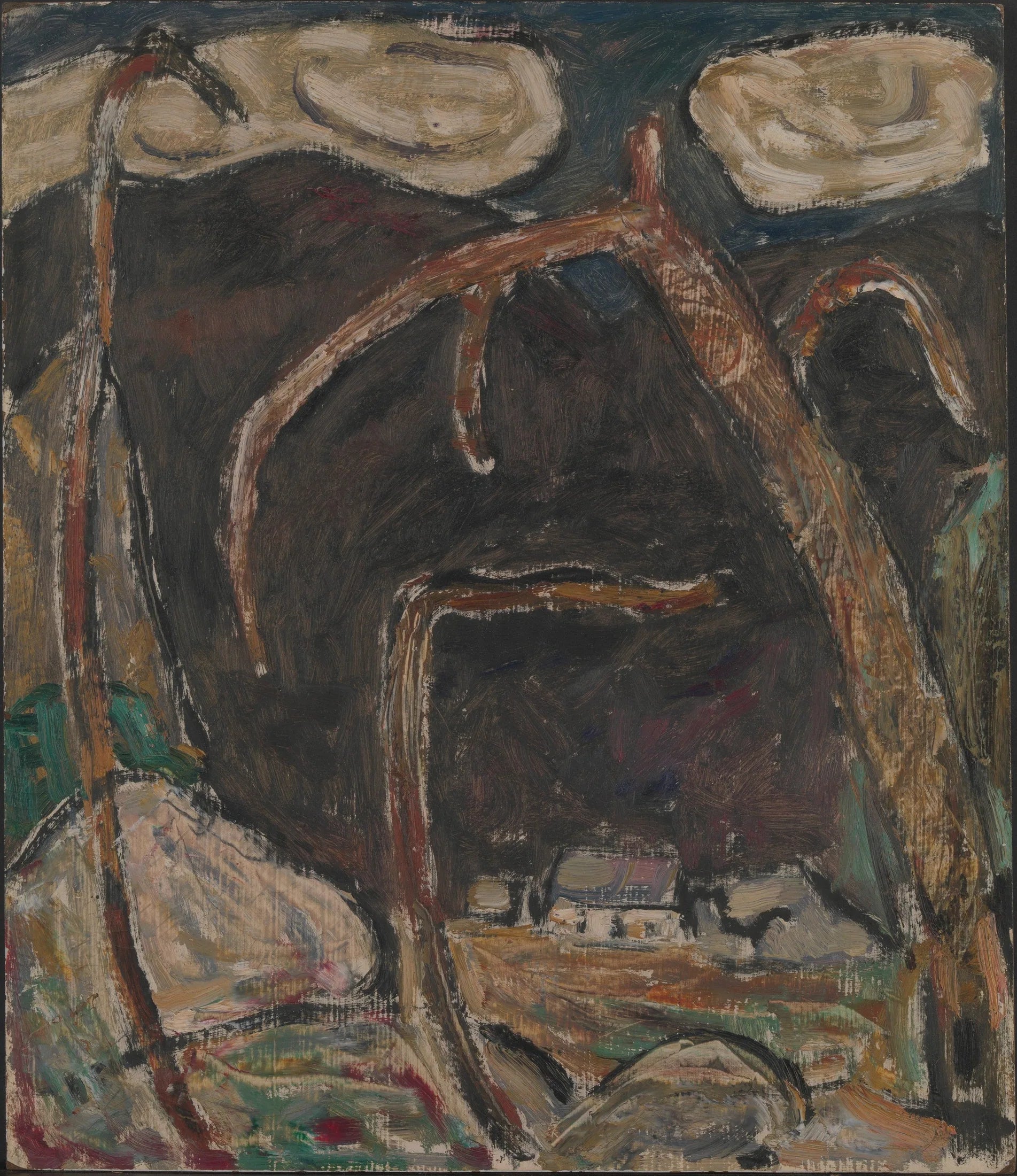 La Montagne Sombre, n° 1 - Marsden Hartley image 1 reproduction de peinture à l’huile