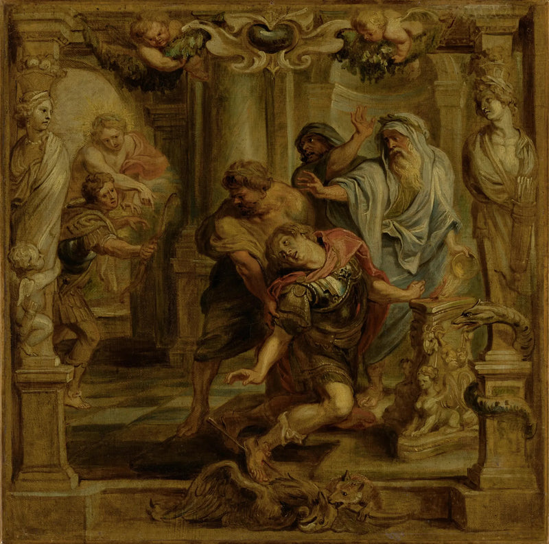 Der Tod des Achilles - Peter Paul Rubens