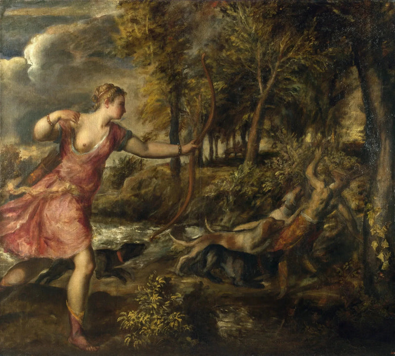 Der Tod des Aktäon - Titian