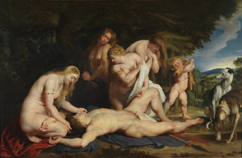 Der Tod des Adonis - Peter Paul Rubens