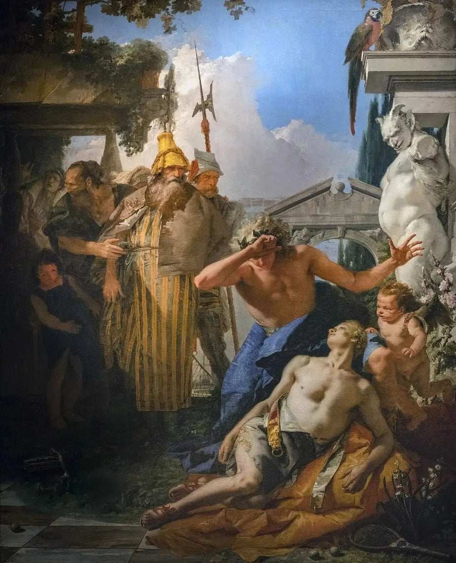 Der Tod des Hyazinth - Giovanni Battista Tiepolo