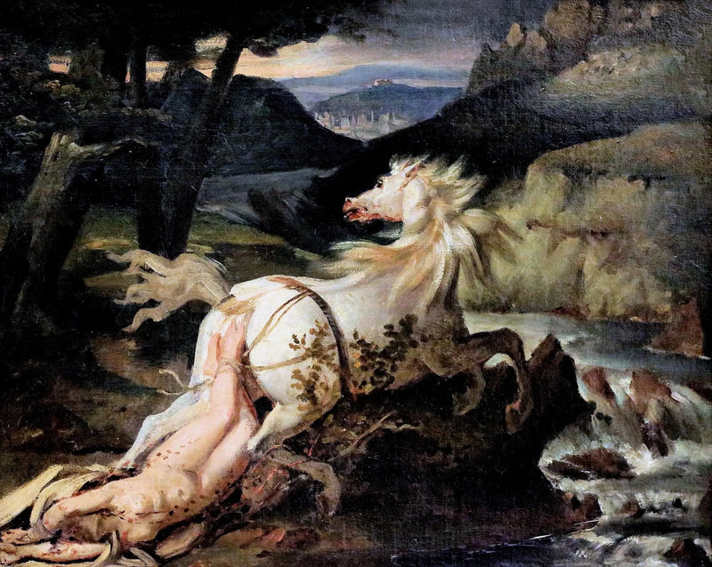 Der Tod der Brunehilde - Théodore Géricault