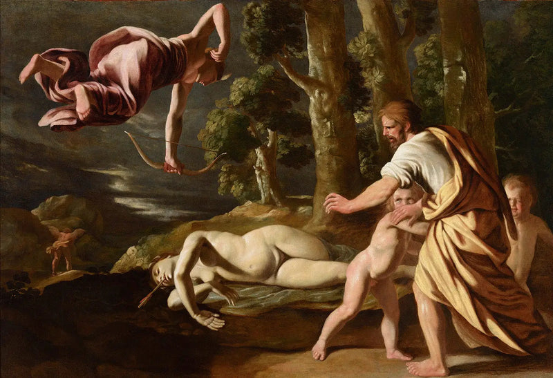 Der Tod der Chioné - Nicolas Poussin