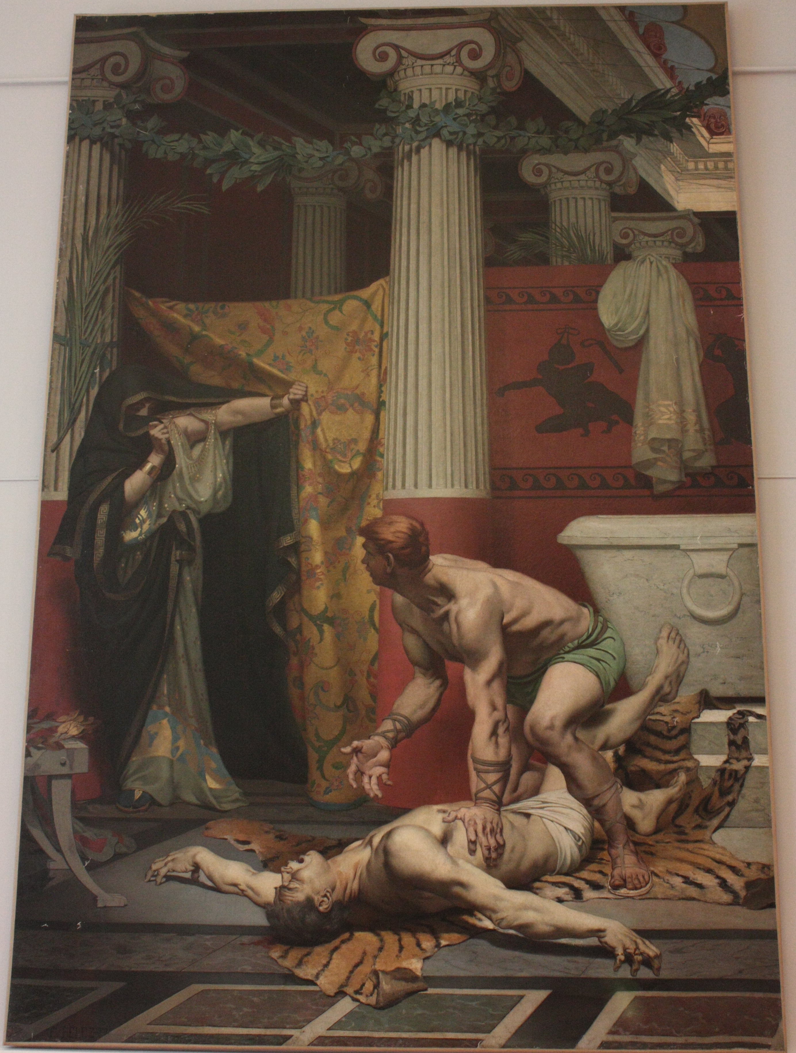 La Mort de Commode - Fernand Pelez image 1 reproduction artisanale de tableau