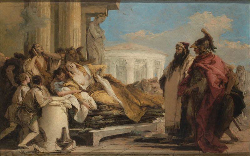 Der Tod der Dido - Giovanni Battista Tiepolo