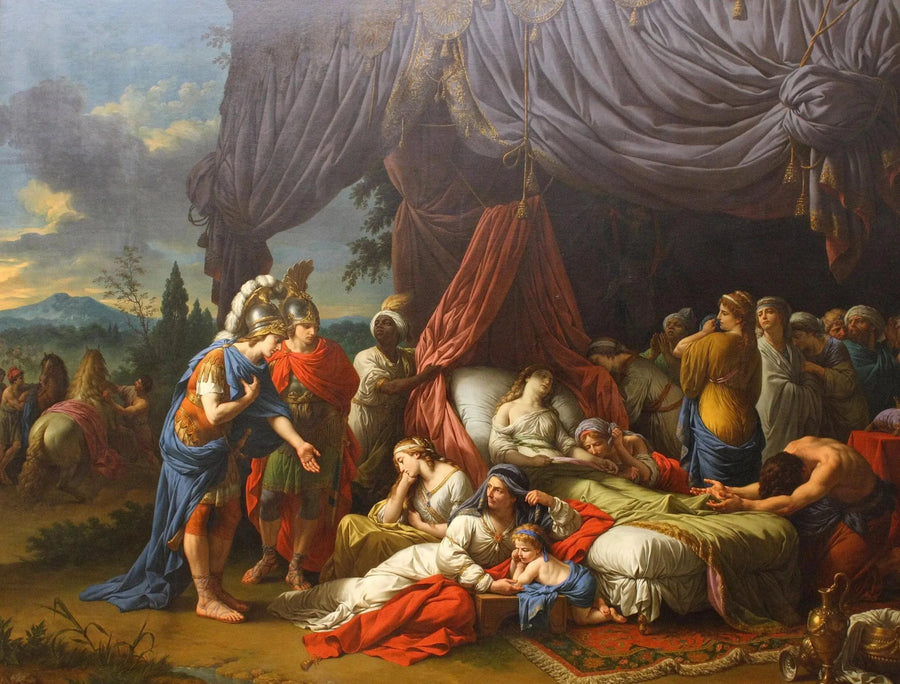 Der Tod der Frau des Darius - Louis Jean François Lagrenée