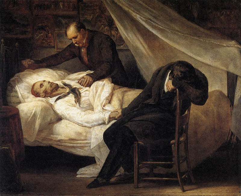 Der Tod von Géricault - Ary Scheffer