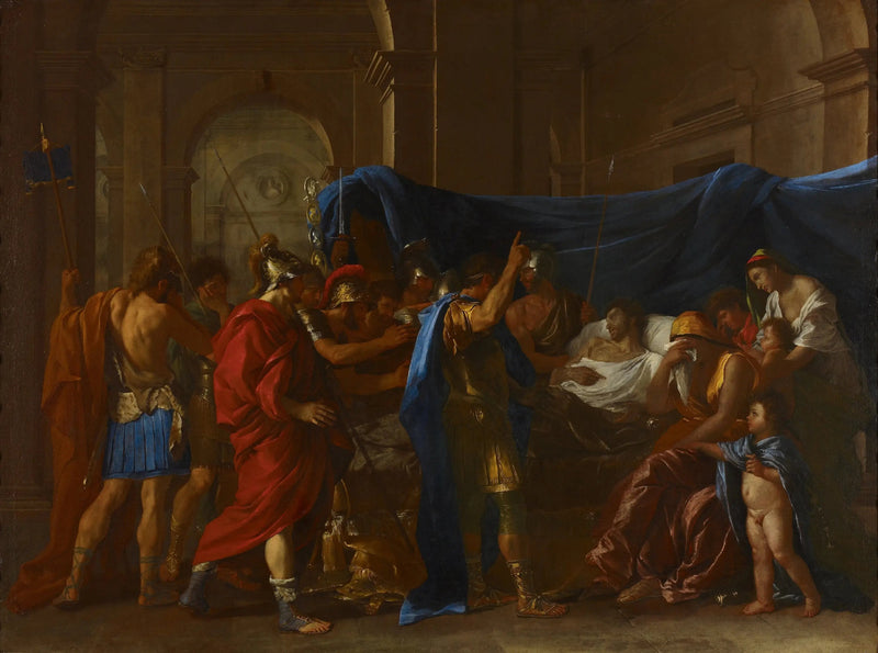 Der Tod des Germanicus - Nicolas Poussin