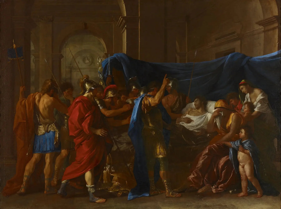 Der Tod des Germanicus - Nicolas Poussin