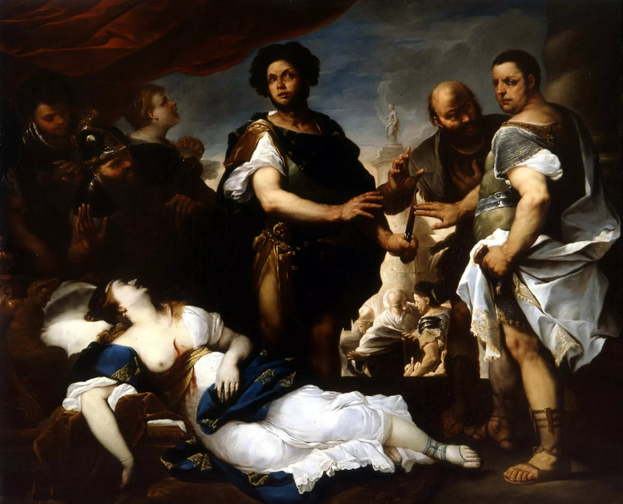 Der Tod der Lucretia - Luca Giordano
