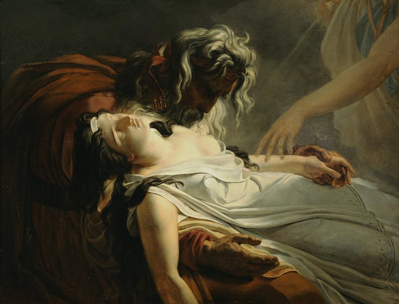 Der Tod von Malvina - Ary Scheffer