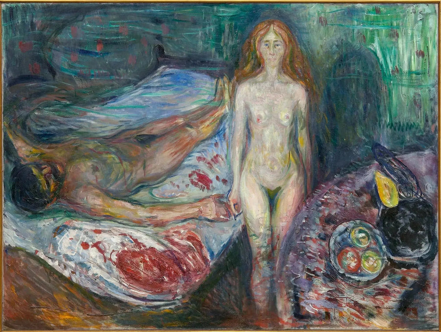 Der Tod des Marat - Edvard Munch