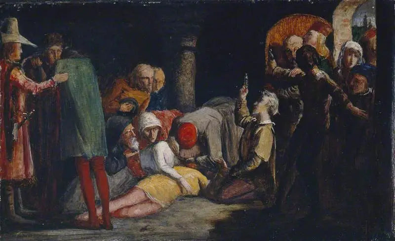 Der Tod von Romeo und Julia - John Everett Millais