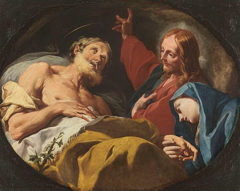 Der Tod des heiligen Josef - Giovanni Battista Pittoni