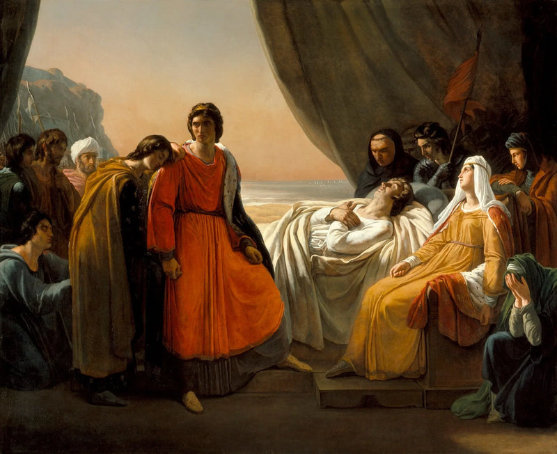 Der Tod des heiligen Ludwig - Ary Scheffer
