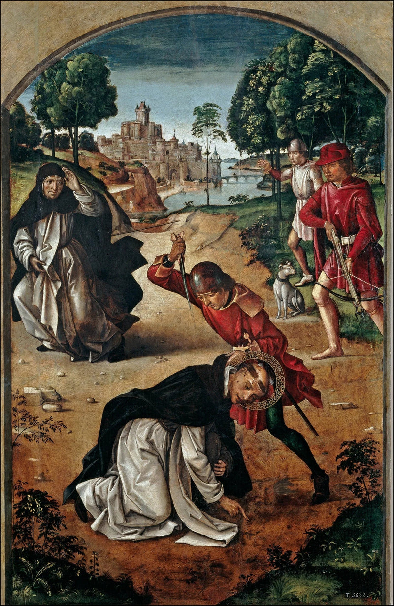 Der Tod des heiligen Petrus Märtyrer - Pedro Berruguete