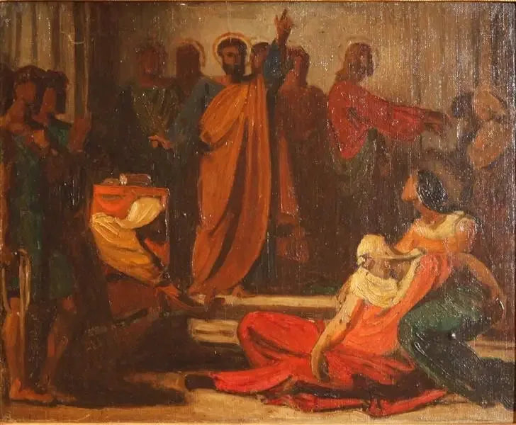 Der Tod von Saphira - Léon Bonnat