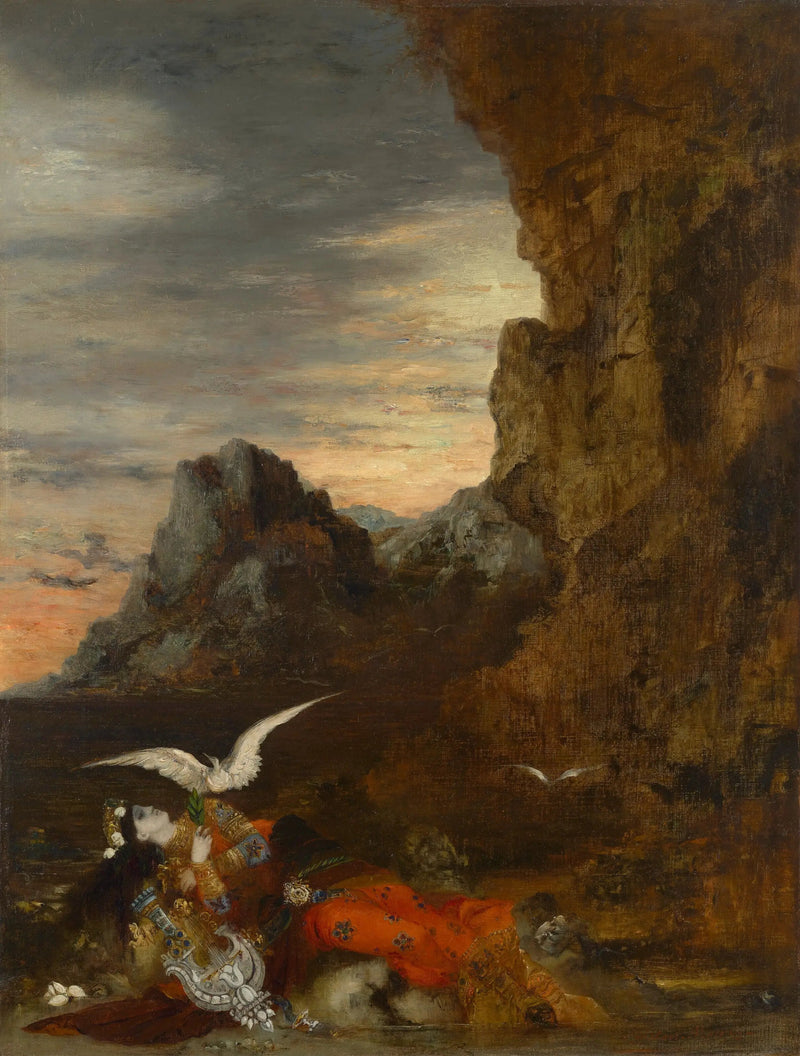 Der Tod der Sappho - Gustave Moreau