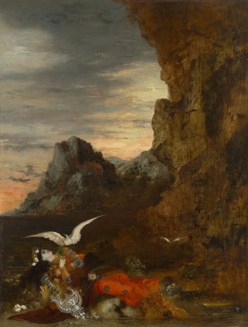 Der Tod der Sappho - Gustave Moreau