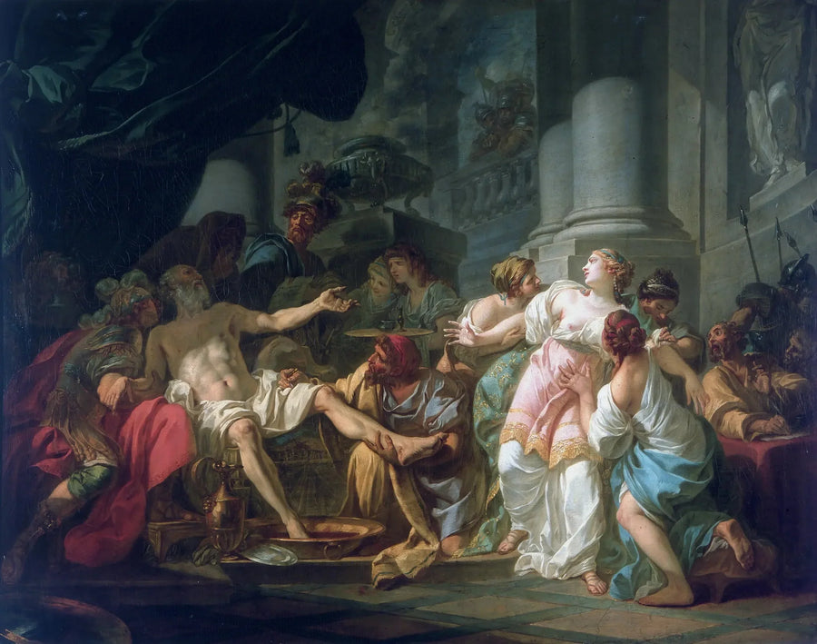 Der Tod des Seneca - Jacques-Louis David
