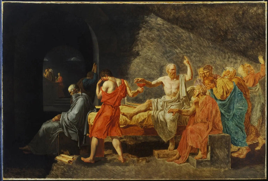 Der Tod des Sokrates - Jacques-Louis David